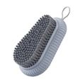 thumbnail image 2 of Laundry Shoe Brush, Soft Bristle Cleaning Scrubber with Hanging Hole, Multi-Purpose Brush for Shoe Sink Stove Countertop, Kitchen Bathroom Household Cleaning Tool, 2 of 6