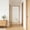 White, variant on Zippered Pet Door Curtain Black Mesh Screen No Drill Adhesive Installation Foldable Insect Proof Barrier for Doorway Kitchen Balcony Ventilation Isolation Control