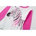 thumbnail image 4 of Baby Girls Pyjamas Zebra Long Sleeve Sleepwear Toddler Winter Clothes Nightwear Kids Cotton 2 Piece Pjs Sets 6T, 4 of 7