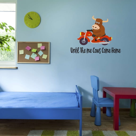 Hilarious Funny Today You Can Kiss My Dairyerre Cow Drinking Milk Farm Chicken Cow Horse Farmer Ranch Egg Fox Hen House Pig Sheep Decorating Ideas Wall Decal Sticker - Size: 20 In X 16 In