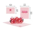 thumbnail image 3 of TIELUTT MOM3d Three Greeting Card Paper Sculpture Thank You Card Students Send Mom Blessing Uplifting Greeting Cards Dog Stationary Set Note Cards and Envelopes Set Ice Cards Adult Birthday Cards for, 3 of 5