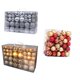 thumbnail image 1 of 100 Unids Adornos de Bolas de Navidad Decoraciones Decorativas Inastillables para Fiestas de Vacaciones + 100 Piezas Adornos de es de Navid EstiloJ Soledad Colgantes Bolas, 1 of 9