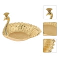thumbnail image 2 of EeaseMX Placa de almacenamiento del escritorio de la apariencia del pavo real que bordeada del metal original, 2 of 7