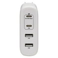 thumbnail image 5 of Tripp Lite 4-Port USB Wall Charger, 100W PD, GaN Tech, 2 USB-C & 2 USB-A Ports, White, 5 of 5