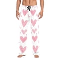 thumbnail image 7 of FORMRS Mens Pajama Pants with Pockets Sleepwear Lounge Bottoms Sizes S-2XL, Hand Drawn Hearts, 7 of 7