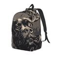 thumbnail image 1 of Fotbe Vintage Dog Illustration Mochila de Lona con Estampado, Mochila Duradera, Mochila Versátil de Alta Calidad, Mochila Compacta Vintage-Medium, 1 of 5