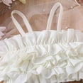 thumbnail image 6 of Xudanell Kids Clothes Girls Sleeveless Spaghetti Strap Tank Tops Denim Shorts Outfits Baby Girl Outfits White 6-7 Years, 6 of 8