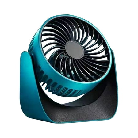 

Desktop Fan Quiet Brushless Turbine Mini Electric Fan Rotate The Fan 360 Degrees Click The Induction On-Off
