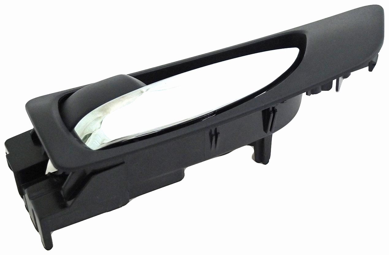 Dorman 79856 Front Driver Side Interior Door Handle for Specific Lexus Models, Chrome Lever; Black Housing