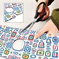 thumbnail image 6 of Yayeee Faucet Mat for Kitchen Sink 14.7" Diatomite Long Splash Guard Pad, Blue Retro Pattern, 6 of 7