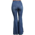 thumbnail image 3 of XXXITICAT Women's Classic High Waist Stretchy Pearl Curvy Fitted Long Denim Pants(LB,S), 3 of 4
