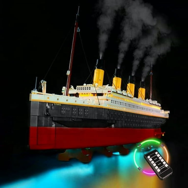 Led Lighting Kit for Legos Titanic 10294 Building Kit Light Kit for Legos Titanic Building Set 10294 Creator Expert Light Set Compatible with Legos 10294 NOT Included the Legos Sets Walmart