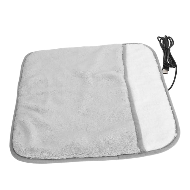 Foot Heating Pad, USB Power Supply Heated Foot Warmer Constant Temperature Comfortable Large Pocket for Hands