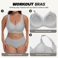 thumbnail image 3 of QYLUX Plus Size Wireless Bras for Women - Supportive Seamless Full Coverage No Underwire Comfort Everyday Bra, 3 of 9