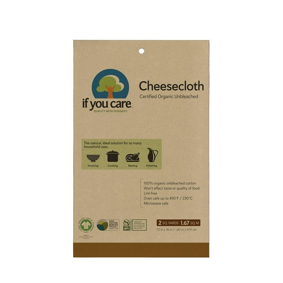 If You Care Unbleached Cheesecloth 2 sq yds 1 pc (Pack of 12)