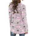 thumbnail image 5 of Ounisa Women Halloween Cardigan Webs Graphic Shirt Knitting Long Sleeve Open Front Outwear Knitted Sweaters Coat Thanksgiving Top, 5 of 6
