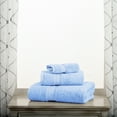 thumbnail image 3 of Premium Egyptian Cotton Highly Absorbent Assorted 3-Piece Plush Towel Set - 30" x 55", 20" x 30", 13" x 13", 3 of 7