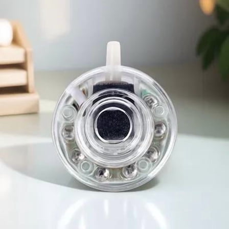 MERRYHAPY LED Aquarium Air Stone Multicolor Bubbler Light Fish Tank Decor Oxygen Pump Bubble Maker