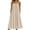 Beige, variant on Tqcoqu Women's Pleated Midi Dressed,Spaghetti Strap Sleeveless Loose Summer Sundress,Loose Flowy Beach Vacation Sundress,Beige Women's S-XXL