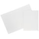 thumbnail image 1 of Jam Paper Carpetas De Presentación De Lino Texturizado Con Dos Bolsillos - Carpeta Comercial Tamaño Carta - Blanco - Paquete De 6, 1 of 5