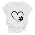 thumbnail image 1 of Meichang T-Shirts de la Saint-Valentin pour Femmes, T-Shirts Graphiques Amour, Col Rond, Coupe Ample, Manches Courtes, T-Shirts de la Saint-Valentin pour Femmes, 1 of 2