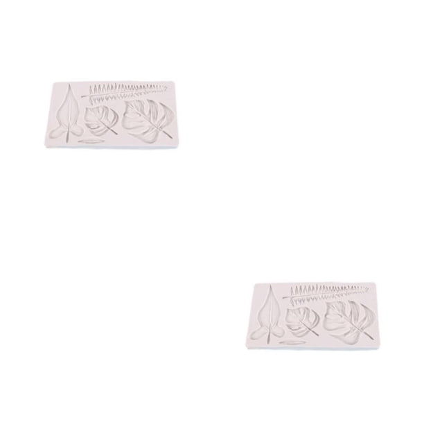 Inteprter Molde de silicona para pasteles, festival, vacaciones, Chocolate, Mousse, molde para hornear, comedor, Bar, café, Fondant, Gris Tipo 1 2piezas