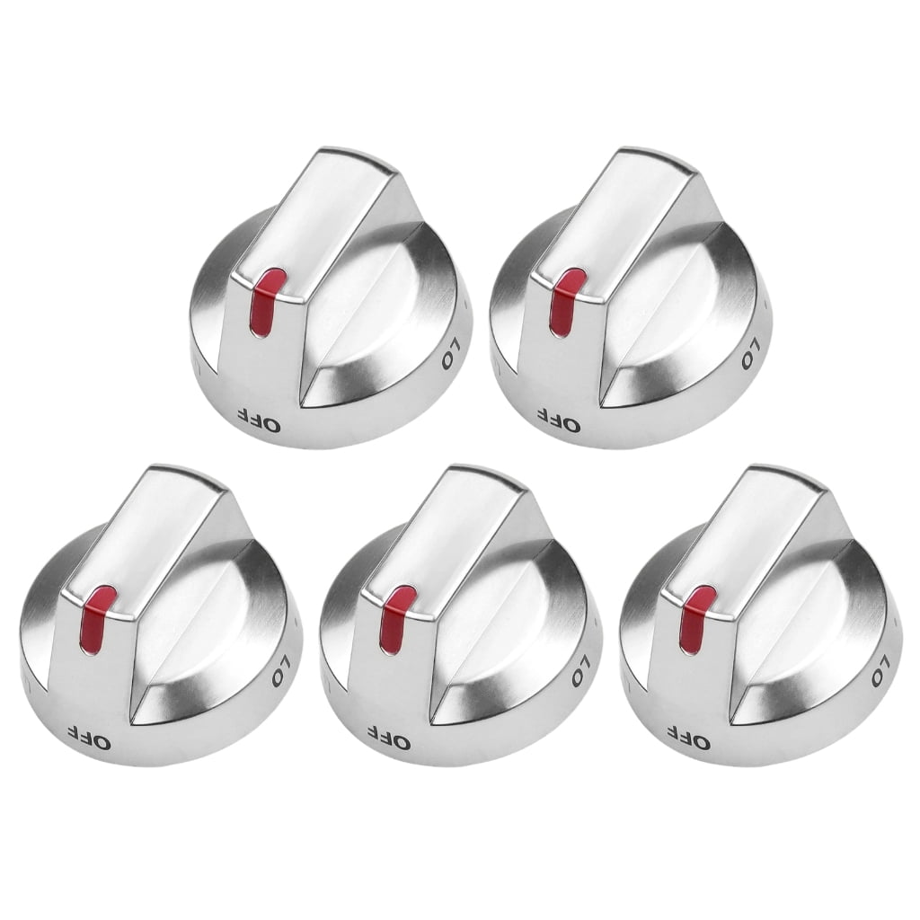 7829 Metal Gas Stove Control Handle Replacement Part Easy Installtion Repairing Knob Steel Texture for Various Models