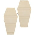 thumbnail image 2 of Halloween Candy Packaging Box Wooden Coffin Shape 2Pcs for Adults, 2 of 7