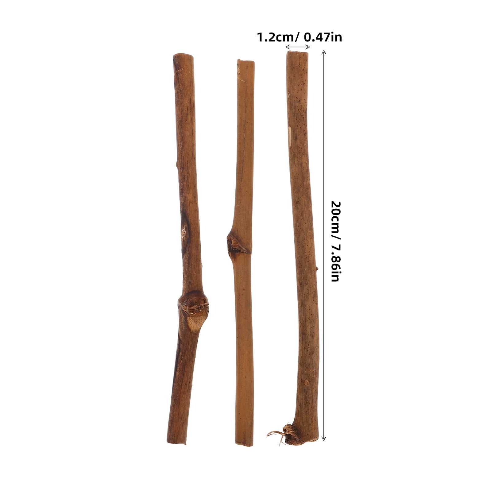 FRCOLOR  20 Pcs DIY Crafts Sticks Dowel Vine Branch Decoration Natural Twigs Holiday