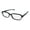 black, variant on NEW JACK SPADE COLLIER MENS/WOMENS RECTANGULAR FULL-RIM TORTOISE CLASSIC COLLECTIBLE SIGNATURE LOGO FRAME DEMO LENSES 53-16-140 EYEGLASSES/EYEGLASS FRAME