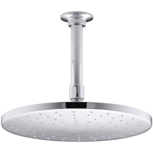KOHLER K-13689-CP 10-Inch Contemporary Round Rain Showerhead, Polished Chrome