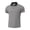 Gray, variant on Dolkfu Short Sleeve Golf Shirts for Men Blue Minimalist Collared Button Tops Modern Casual Fashion Patchwork Polos Navy,S