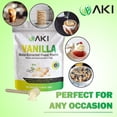 thumbnail image 7 of AKI  Vanilla Powder (10.58OZ /300Gr) Extract From Beans Water Extracted powdered For Baking, Cooking Flavoring, Smoothie, Delicious Powedered Vanila in Coffee, No Gmo Alcohol Free, 7 of 7