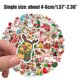 thumbnail image 2 of Elemento Navideño Diy Pegatina Decorativa No Repetitiva Pegatinas Impermeables Decoración Para Maletas Ordenadores Portátiles 100 Unids/Set Serendint HA038635-00, 2 of 6