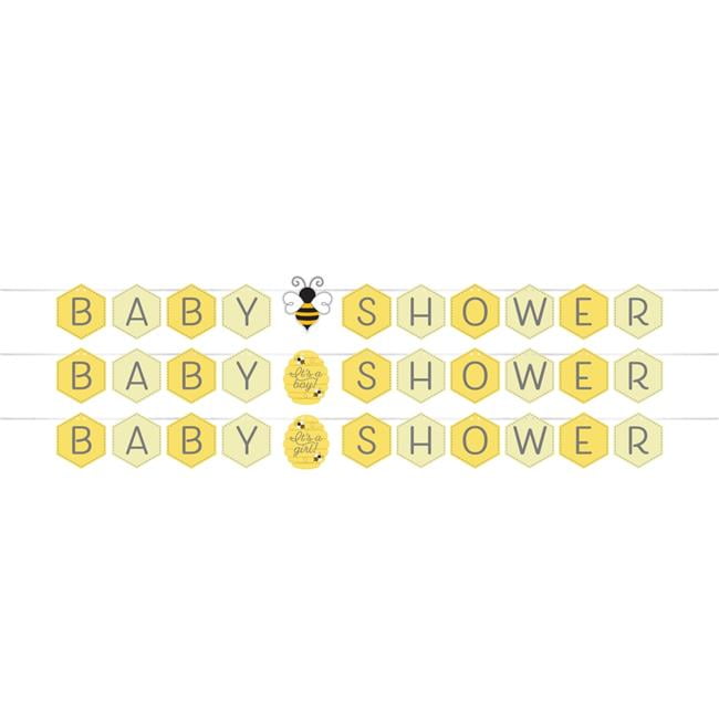 Creative Converting 340224 Bumblebee Baby Shower Banner