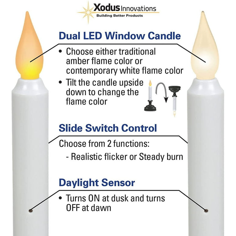 Xodus Innovations FPC1320P Dual Flame Color Dusk to Dawn Sensor