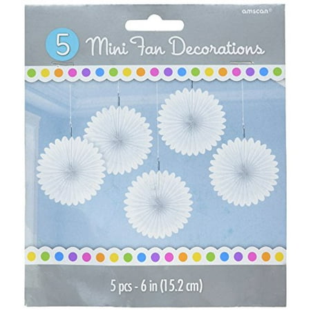 Amscan Frosty Mini Hanging Fan 6 White Walmart Canada