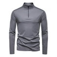 thumbnail image 2 of JTieacloth Mens Basic Tee Tops Men's Fashion Long Sleeved Casual And Comfortable T Shirt(Gray,XXL), 2 of 5