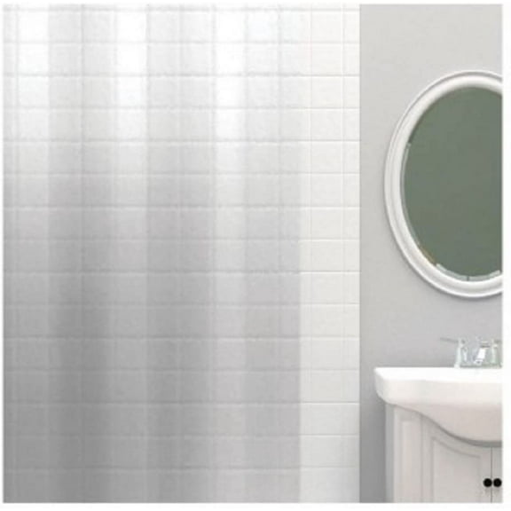 Zenna Home Pe71160c Zenna Home 71 In. H X 70 In. W Clear Solid Shower Curtain Liner Peva