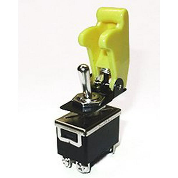 Safety Toggle Switch DPST 20 Amp "YELLOW"