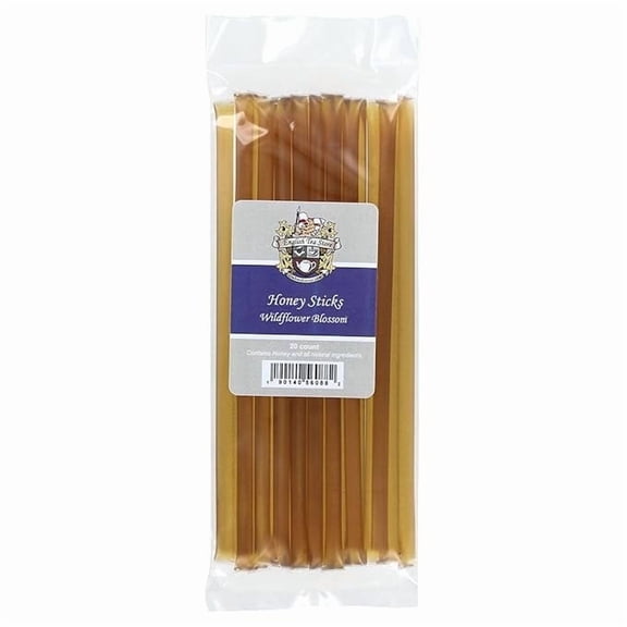 Perfect for mixing with any flavor tea, wildflower blossom honey is dark, and rich, with a hint of spice. Easy to use, just snip one end of the straw off, and squeeze into your tea. Great to take any