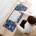 thumbnail image 3 of Long Mouse Pads for Desk,Dark Blue Space Dinosaur Pattern Desk Mats on Top Of Desks, Desk Mouse Pad Extra Large with 3mm Non-Slip Base and Stitched Edge for Gaming,Office,Work,Home 31.5"x11.8", 3 of 6