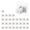 thumbnail image 1 of 30 Pcs Tringles à Rideaux Sans Perçage Supports de Tringle à Rideaux Crochets Sans Clou Réglables à Coller Curtmk8101, 1 of 6