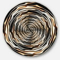 thumbnail image 1 of Designart Horloge Murale Moderne 'Fractal Rotative', 1 of 6