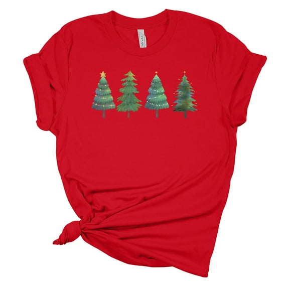 Christmas Trees Shirt, Christmas Shirts for Women, Christmas Tee, Shirts for Christmas, Holiday Tee, Cute Christmas T-Shirt, Holiday Party