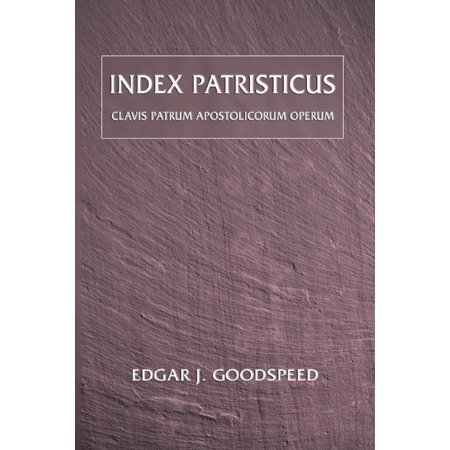 ISBN 9781592441686 product image for Ancient Language Resources: Index Patristicus : Clavis Patrum Apostolicorum Oper | upcitemdb.com