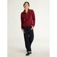 thumbnail image 5 of Free Assembly Women's and Women's Plus Half Zip Pullover Sweatshirt, Sizes XS-4X, 5 of 6