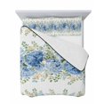 thumbnail image 7 of Quilts Full Size Bedding Set, Hydrangea Eucalyptus Lightweight Quilted Comforter, Summer Botanical Leaves Butterfly Soft Reversible Bedspread Coverlet with Pillow Covers for All Season, 78" x 90", 7 of 7