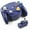 Blue, variant on The Perfect Part Wireless Gamecube Controller Switch Controller for Nintendo Gamecube Games-Black