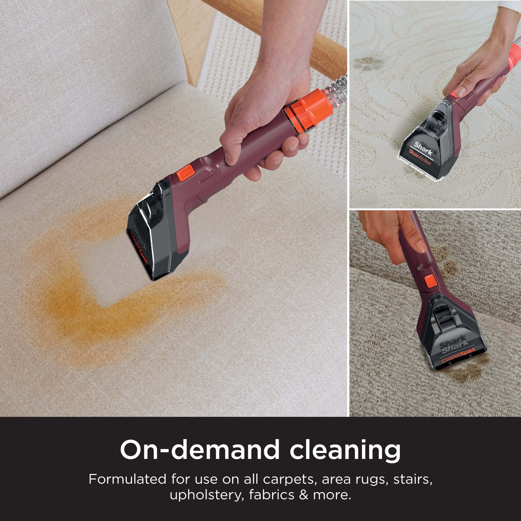 Shark Deep Clean Carpet Cleaner, 32oz Essential Formula, Fresh Scent - Use With Shark CarpetXpert Deep Carpet Cleaners